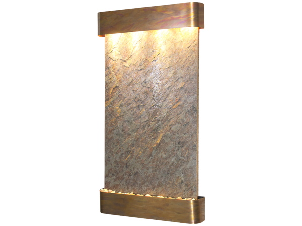 Summit Falls -Round -Rustic Copper-Green-Featherstone