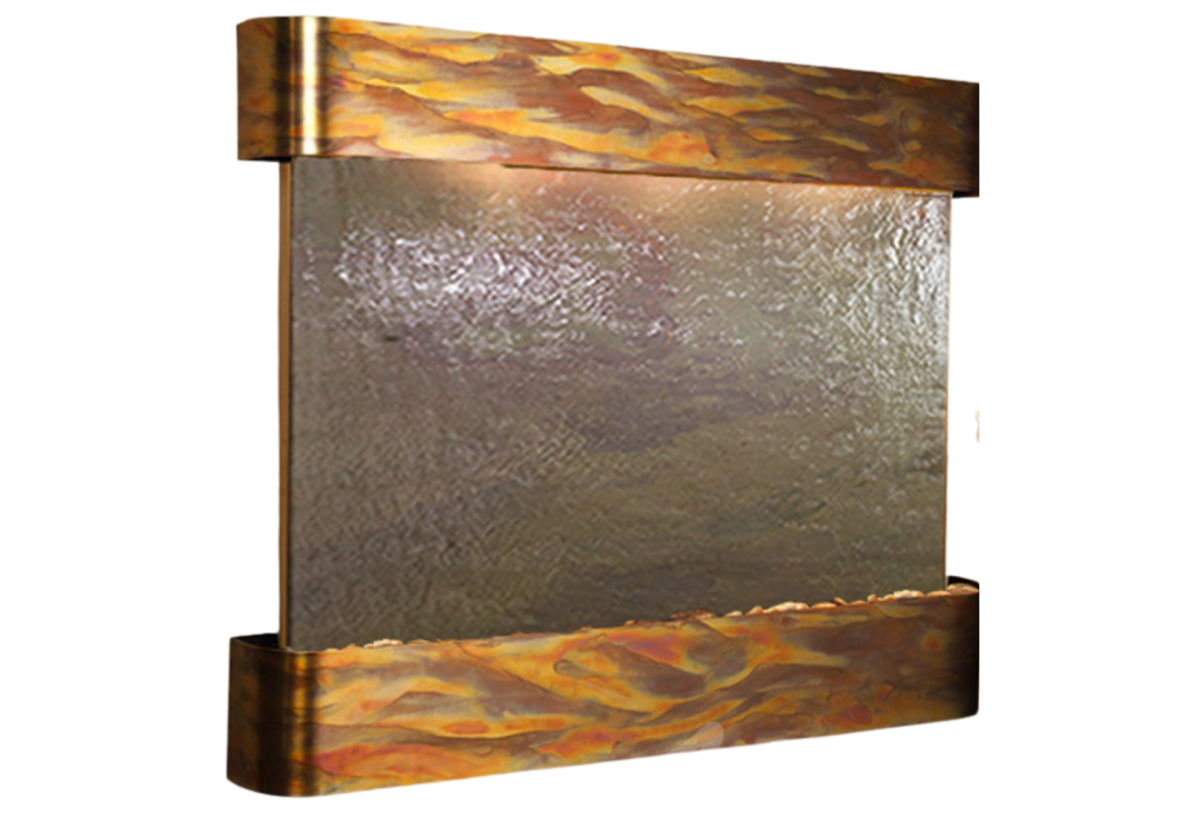 Teton Falls -Round -Rustic Copper-Multi-Color-Featherstone