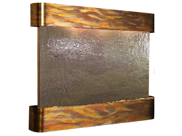 Teton Falls -Round -Rustic Copper-Multi-Color-Featherstone