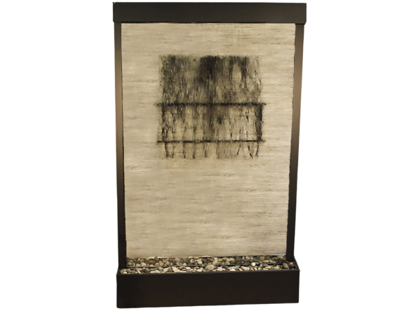 Grandeur River-Center Mount -Antique Bronze-Clear-Glass