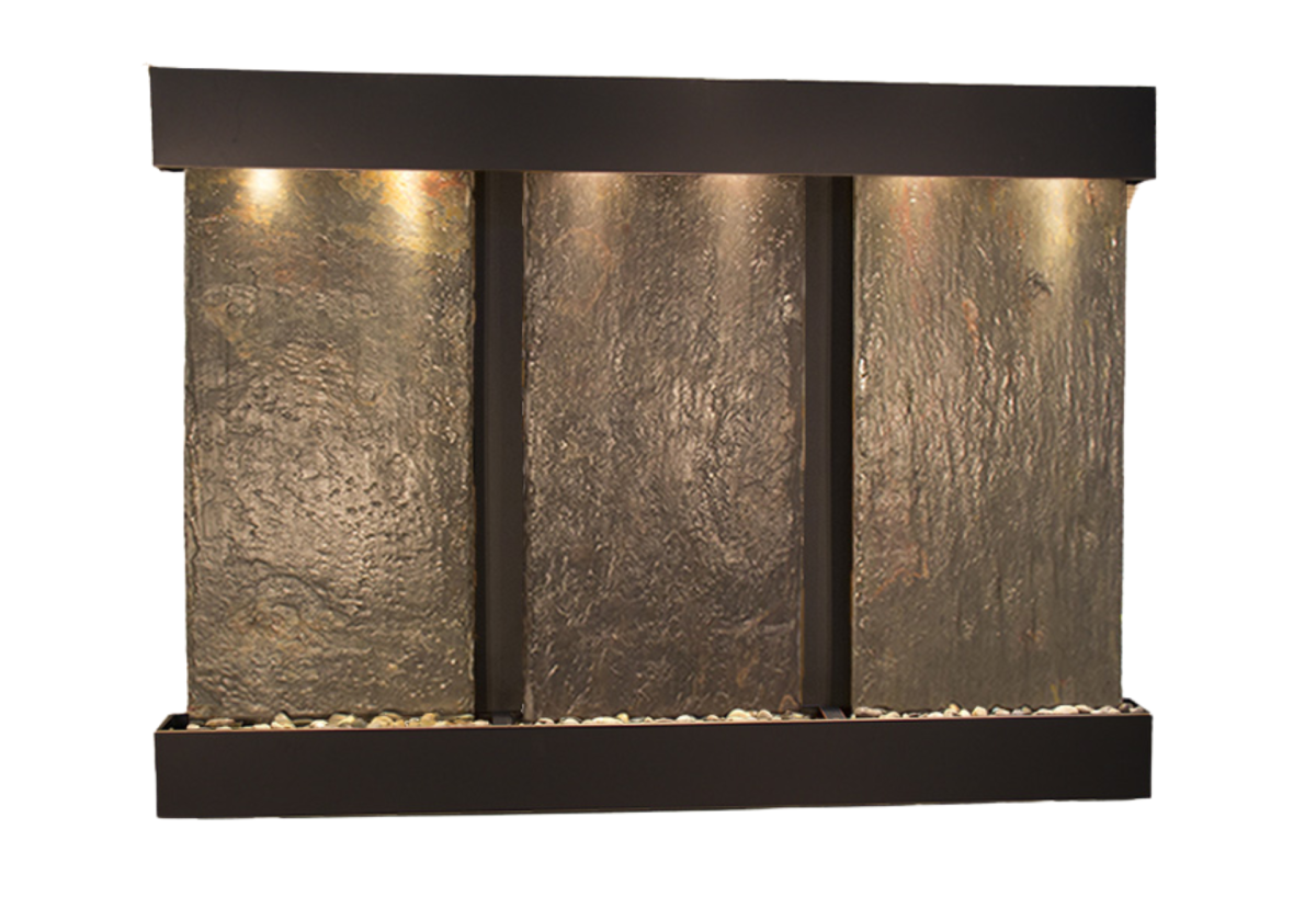 Olympus Falls-Square-Blackened Copper-Multi-Color Natural Slate