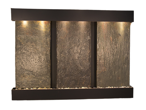 Olympus Falls-Square-Blackened Copper-Multi-Color Natural Slate