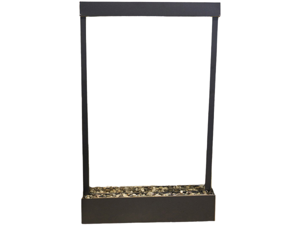 Grandeur River-Center Mount -Blackened Copper-Clear-Glass