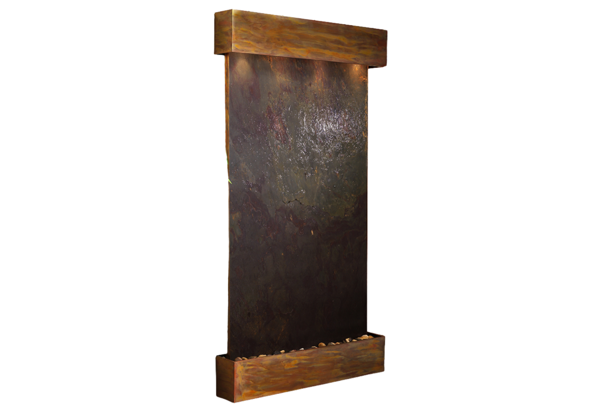 Summit Falls -Square-Rustic Copper-Multi-Color-Featherstone