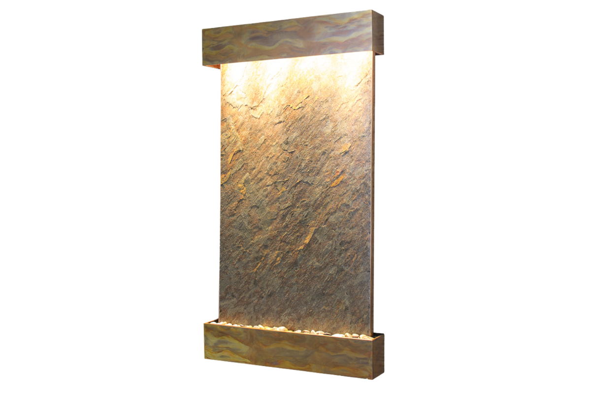 Summit Falls -Square-Rustic Copper-Green-Featherstone