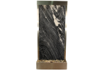 Tranquil River-Flush Mount-Stainless Steel-Black-Marble