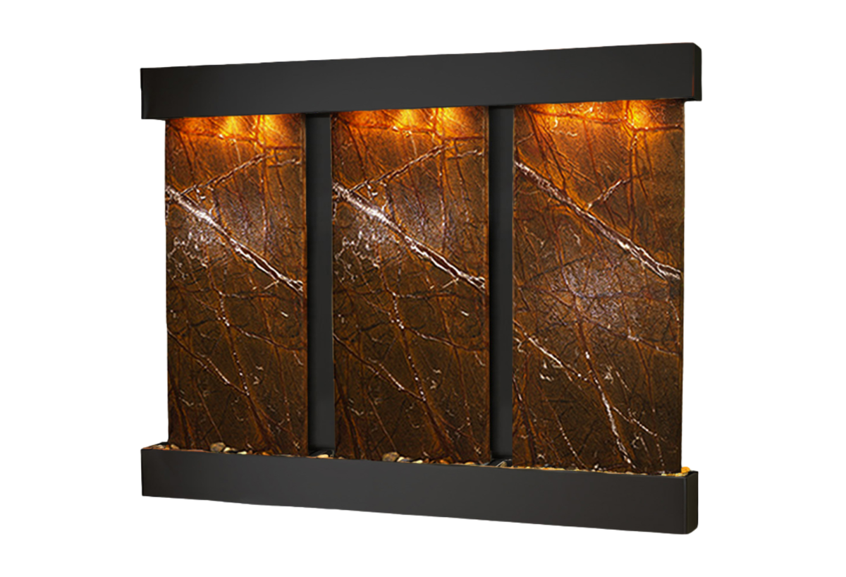 Deep Creek Falls-Square-Blackened copper-Brown Marble (1)