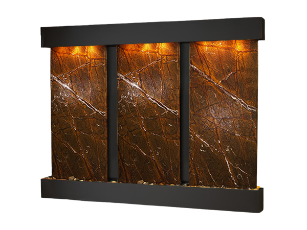 Deep Creek Falls-Square-Blackened copper-Brown Marble (1)