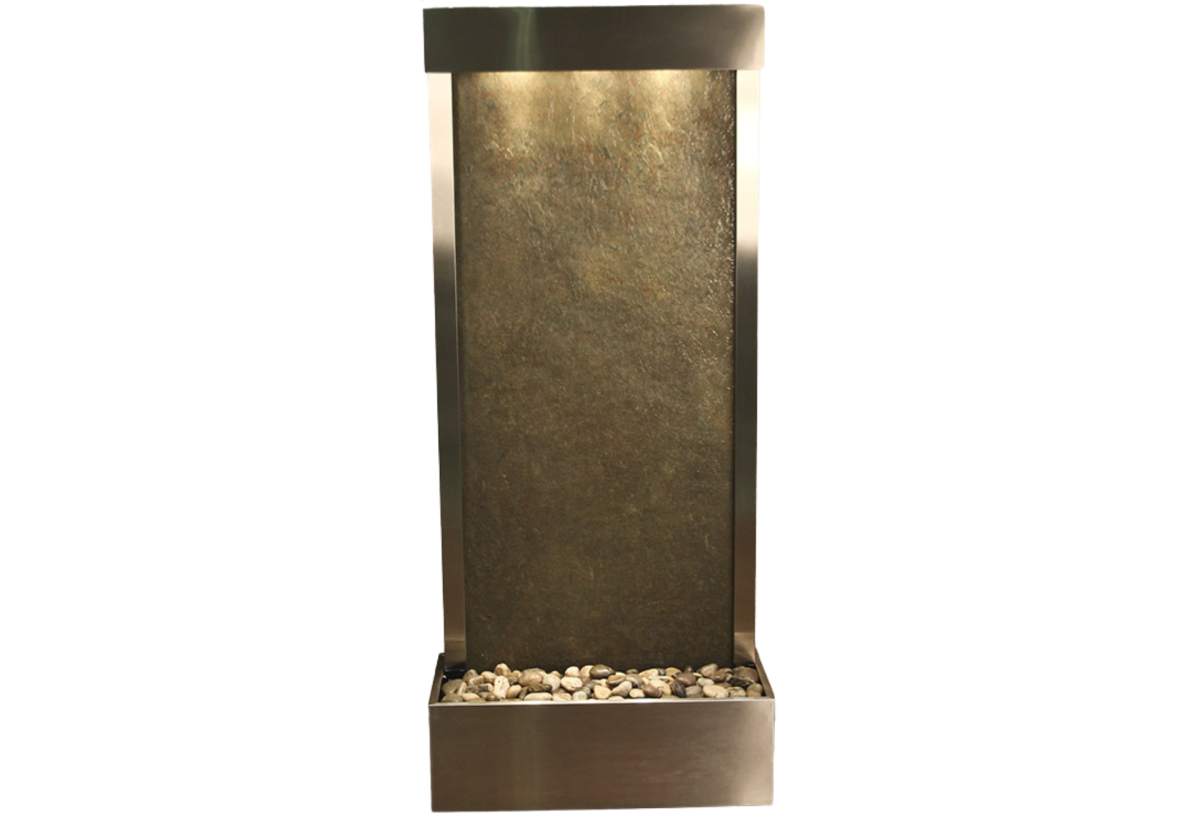 Harmony River -Flush Mount-Stainless Steel-Green-Featherstone
