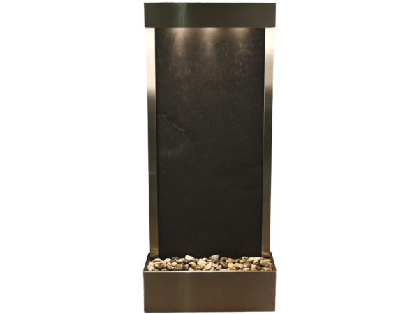 Harmony River -Flush Mount-Stainless Steel-Black-Featherstone