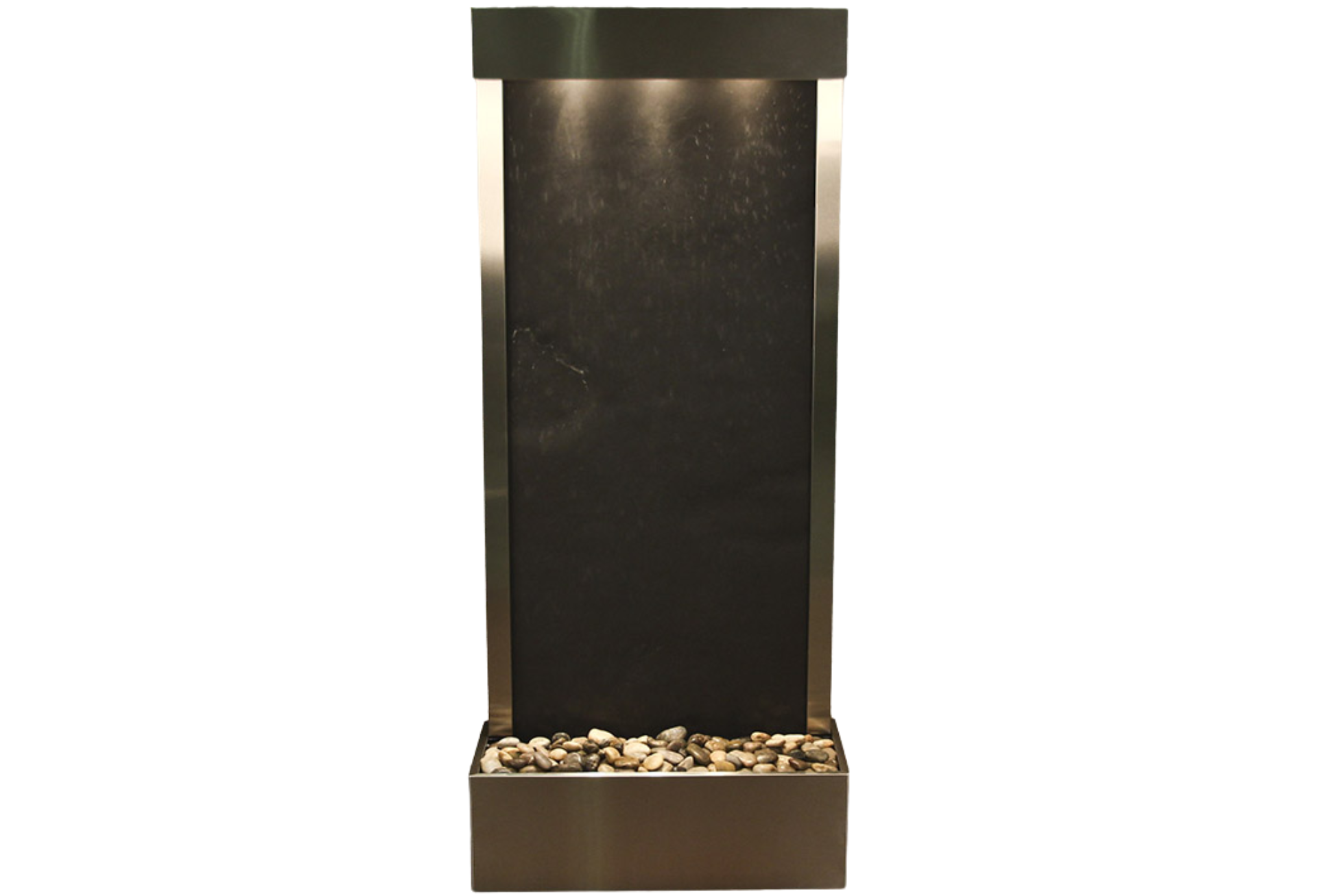 Harmony River -Flush Mount-Stainless Steel-Black-Featherstone