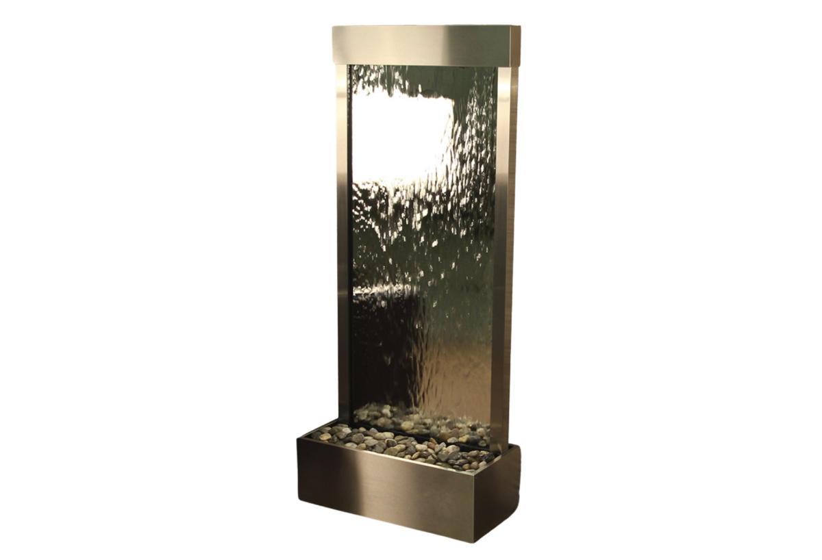 Harmony River -Flush Mount-Stainless Steel-Silver-Mirror