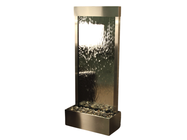 Harmony River -Flush Mount-Stainless Steel-Silver-Mirror