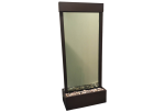 Harmony River-Center Mount -Antique Bronze-Green-Glass
