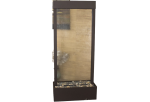Harmony River-Center Mount -Antique Bronze-Clear-Glass