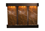 Deep Creek Falls-Round-Blackened Copper-Brown Marble (1)
