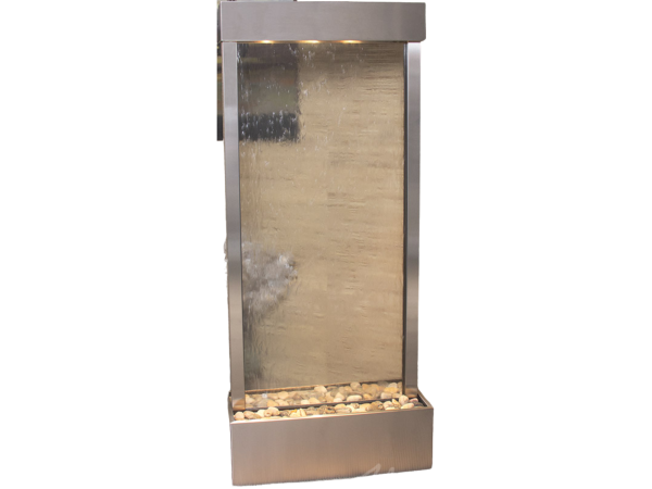 Harmony River-Center Mount -Stainless Steel-Clear-Glass