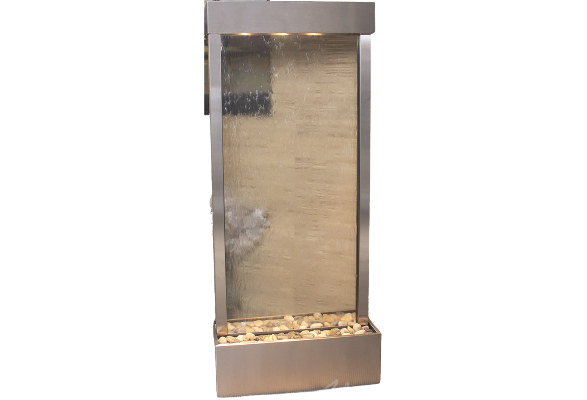 Harmony River-Center Mount -Stainless Steel-Clear-Glass