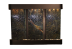 Deep Creek Falls-Round-Blackened Copper-Green Marble