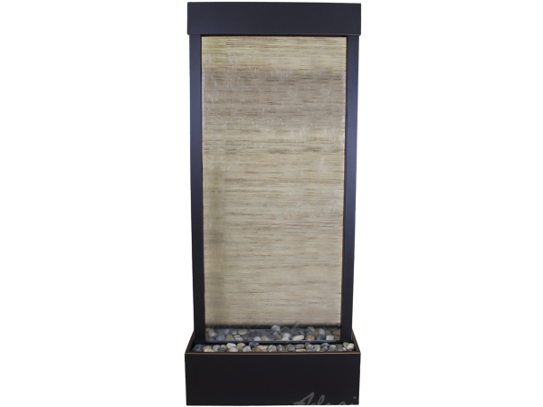 Harmony River-Center Mount -Blackened Copper-Clear-Glass