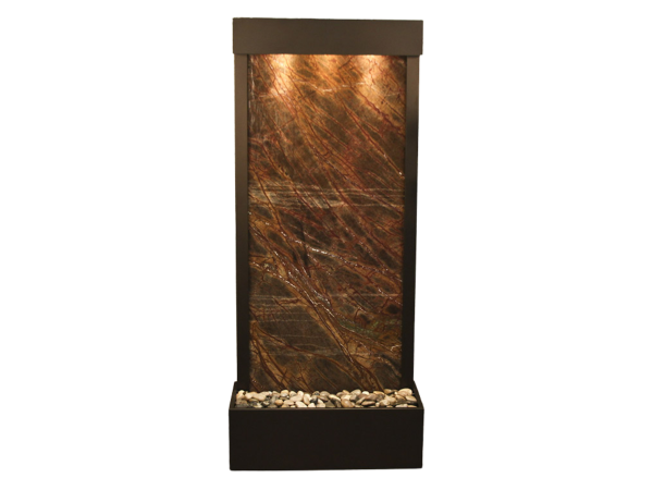 Harmony River -Flush Mount-Antique Bronze-Brown-Marble