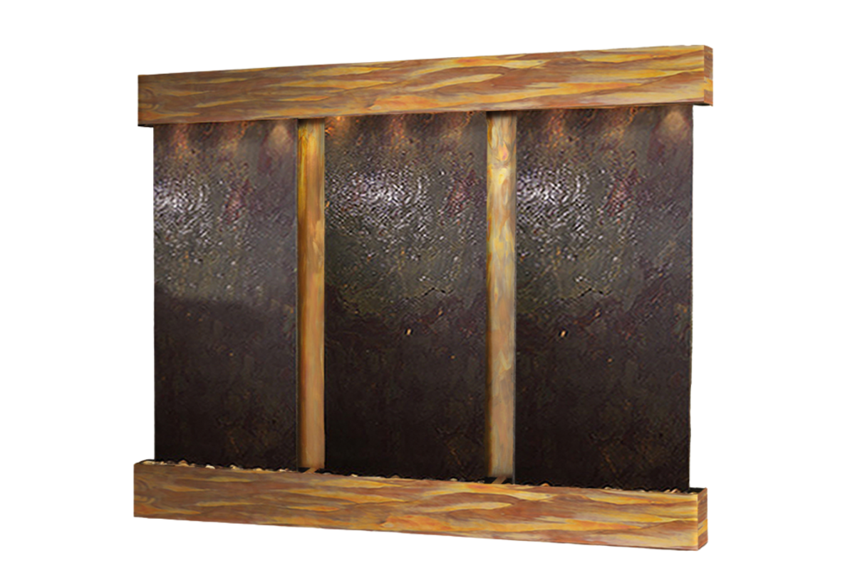 Deep Creek Falls-Square-Rustic Copper-Multi-Color Featherstone
