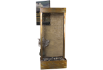 Harmony River-Center Mount -Rustic Copper-Clear-Glass