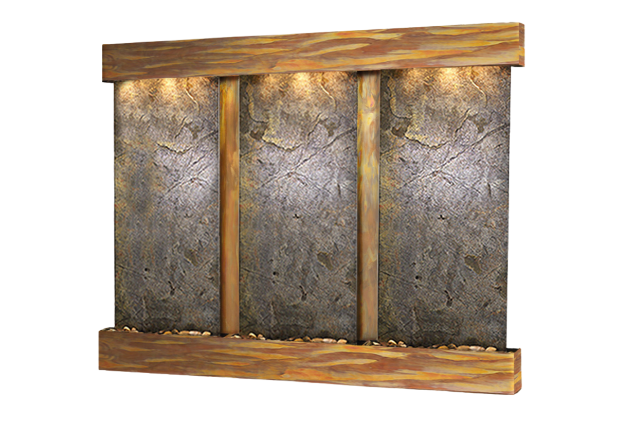 Deep Creek Falls-Square-Rustic Copper-Green Featherstone