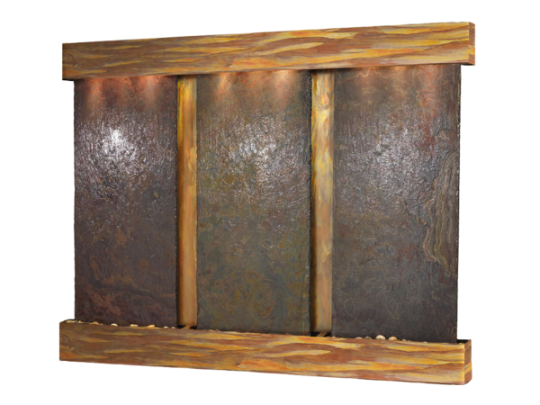 Deep Creek Falls-Square-Rustic Copper-Multi-Color Natural Slate