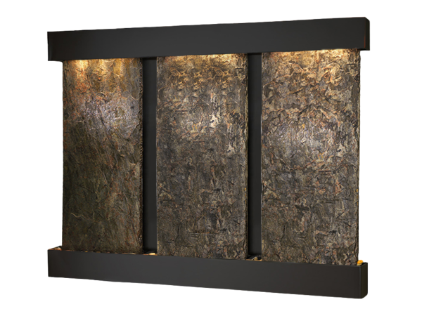 Deep Creek Falls-Square-Blackened copper-Green Natural Slate