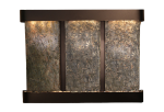 Deep Creek Falls-Round-Blackened Copper-Green Natural Slate