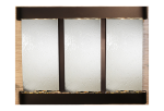 Deep Creek Falls-Round-Blackened Copper-Silver Mirror