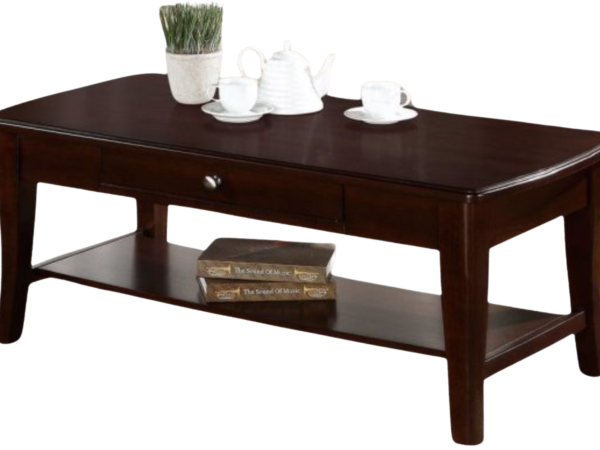 WOOD CONSOLE TABLE W/ DRAWER