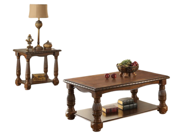 WOOD END TABLE