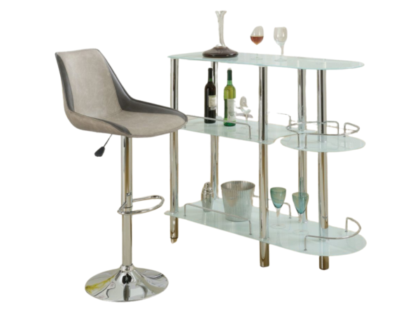 BAR STAND WHITE