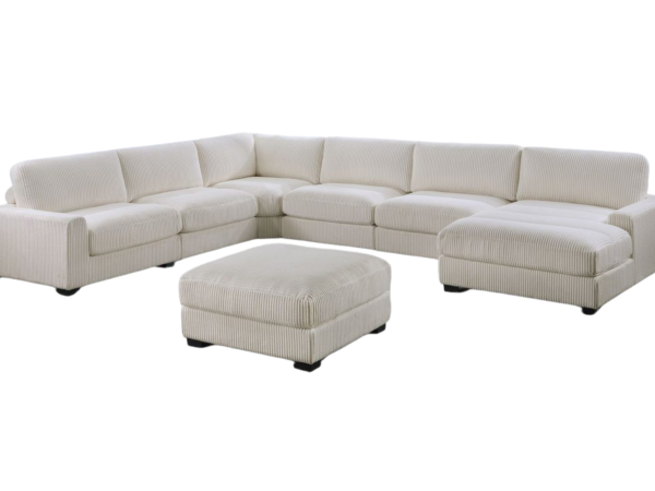 LAF CHAIR BEIGE WIDE-WELT CORDUROY