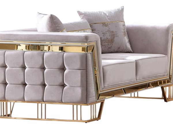 Munich Loveseat, Cream
