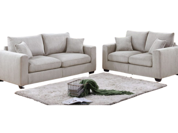 2PC SOFA SET IVORY