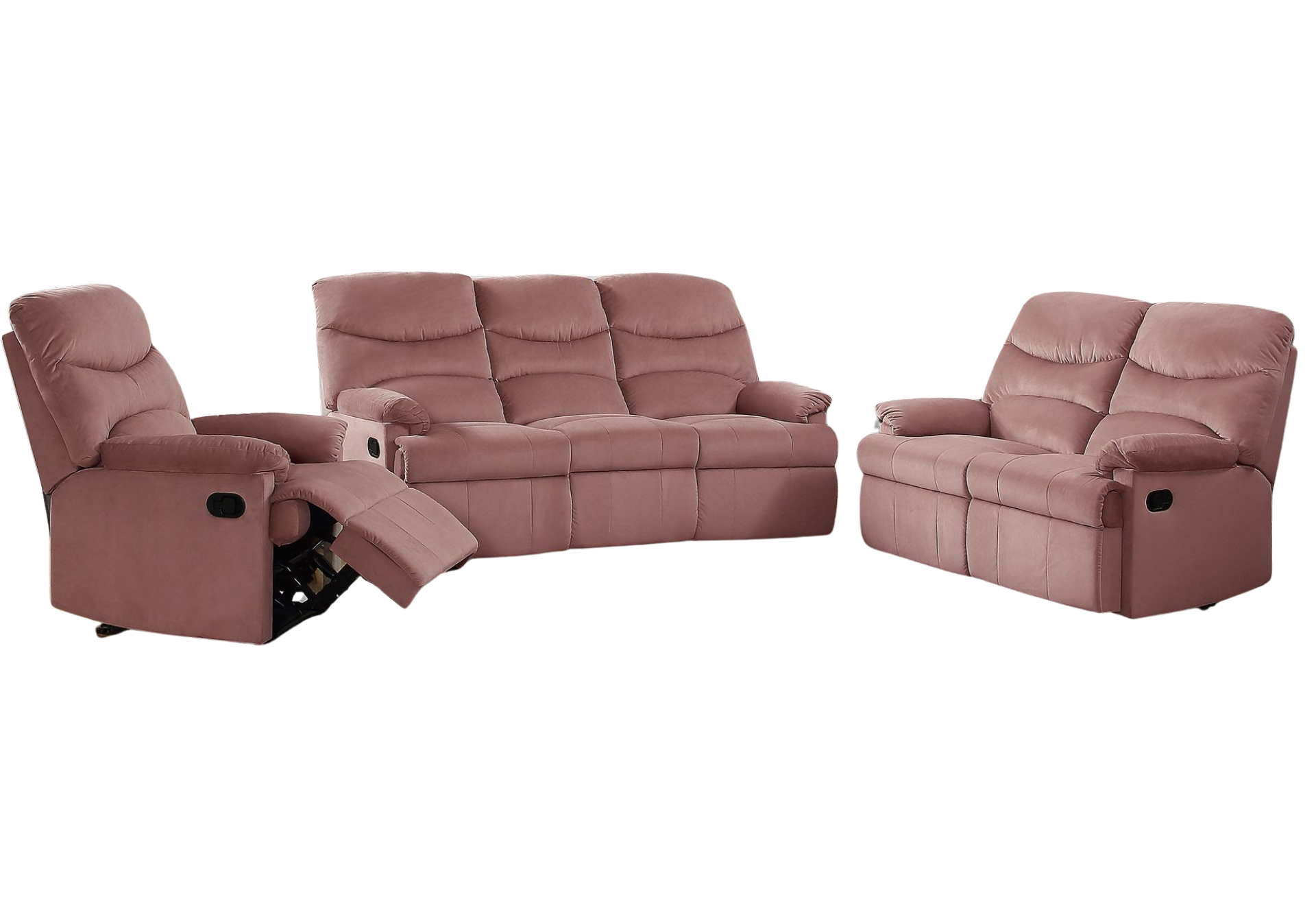 LOVESEAT VELVET BLUSH PINK