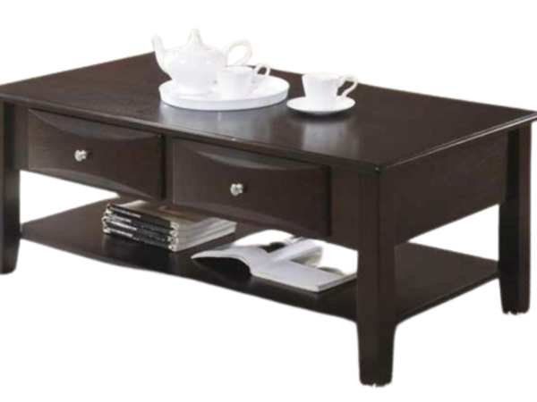 WOOD END TABLE W DRAWER (1)