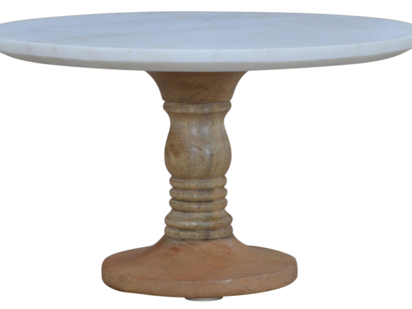 Cake Stand with Marble Top