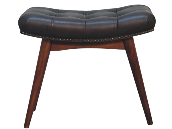 Harbour Black Footstool
