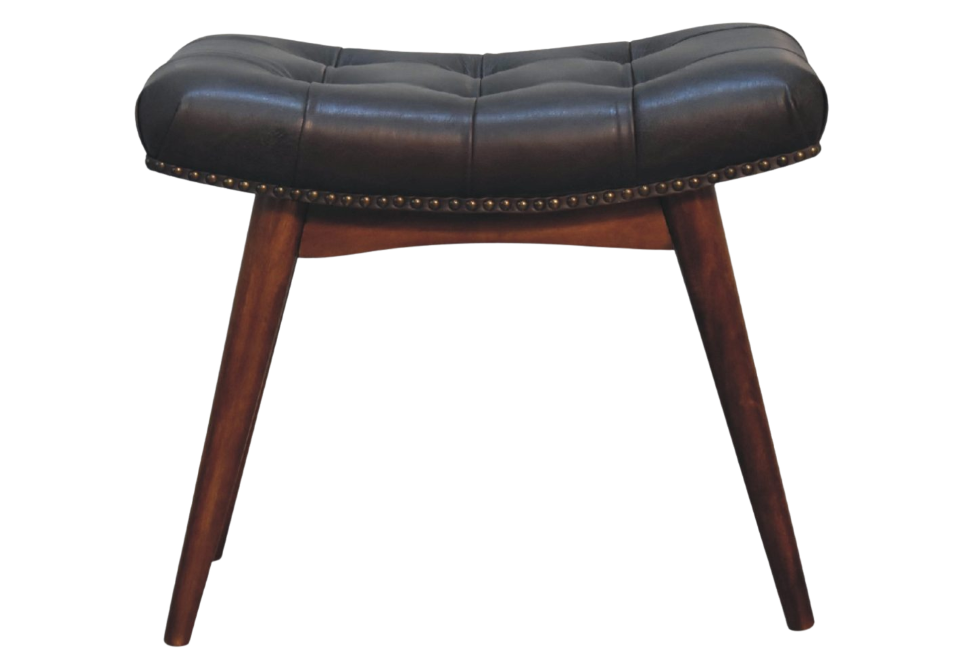 Harbour Black Footstool