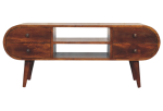 Chestnut Circular Media Unit