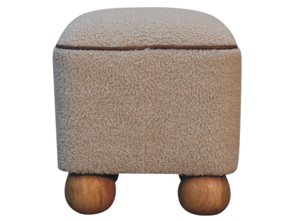 Serenity Footstool with Ball Feet