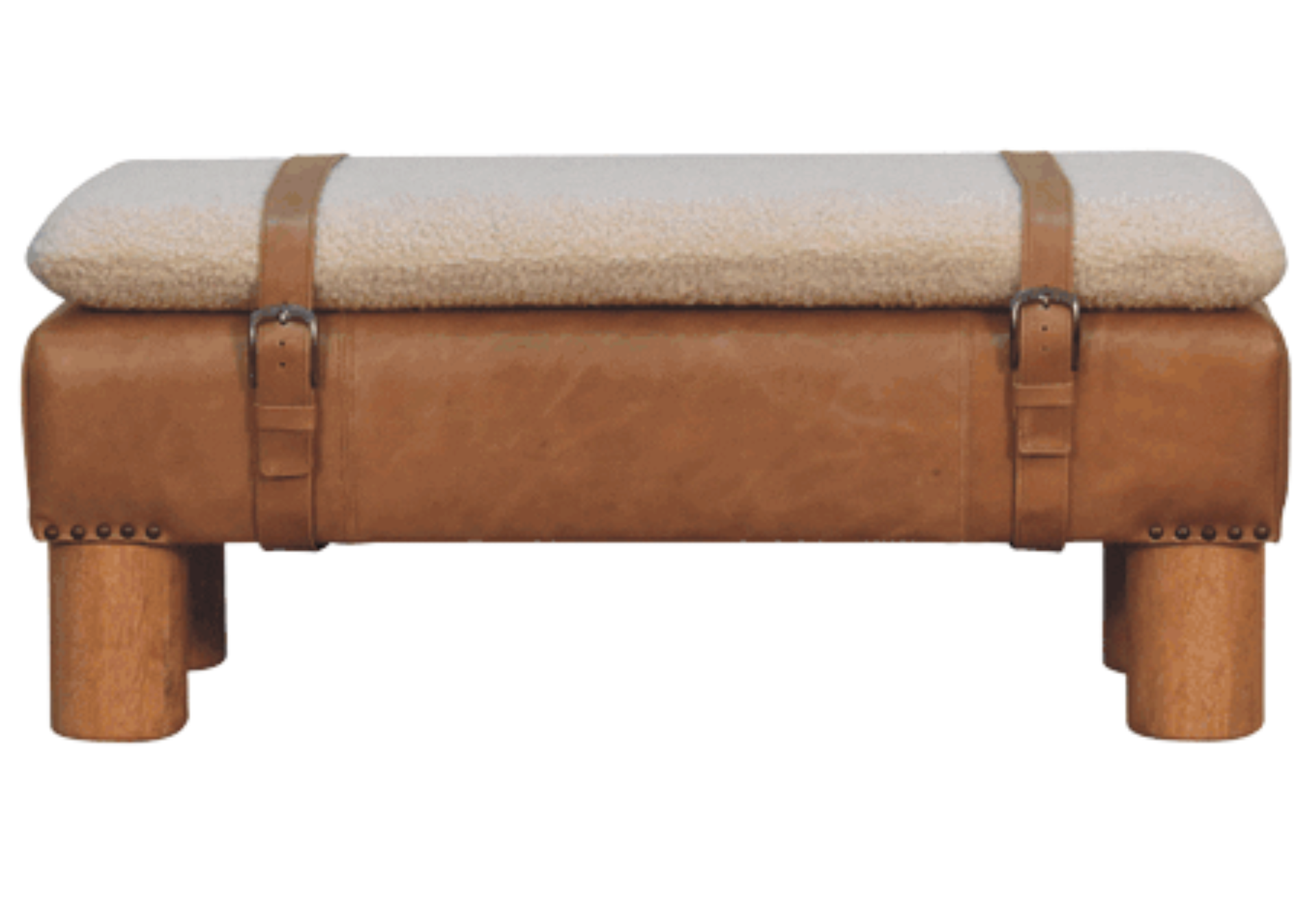 Strapped Cyclinder Bench
