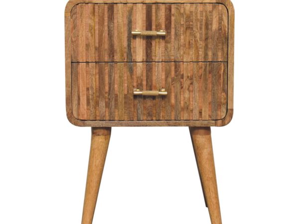 T-bar Ridged nightstand