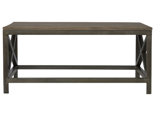 Industrial Cross Metal Coffee Table