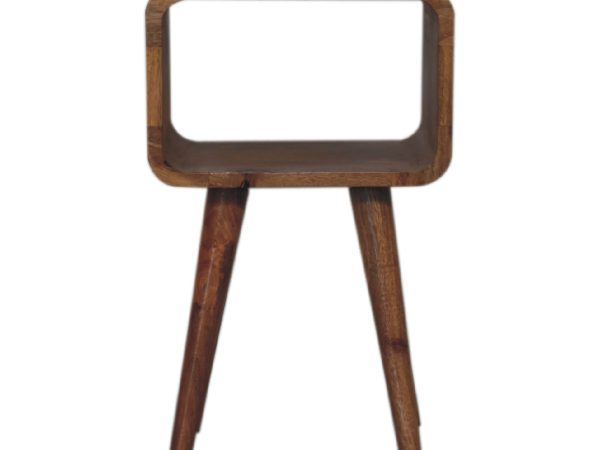 Mini Curved Open nightstand