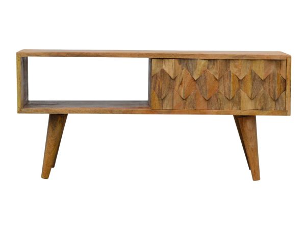 Pineapple Carve Sliding Media Unit
